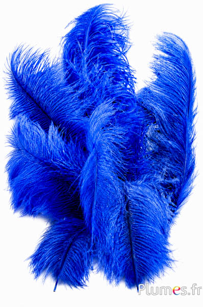 Strauss - 32-42 cm - hellgrau-blau